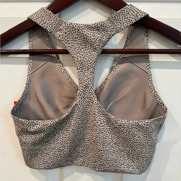 NWT Spanx Women's Longline Medium Impact Sports Bra In Neutral Wave Size XS - Picture 2 of 8